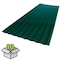 Suntuf 26 in. x 6 ft. Hunter Green Polycarbonate Roof Panel, 10PK 400990 - alternate 1